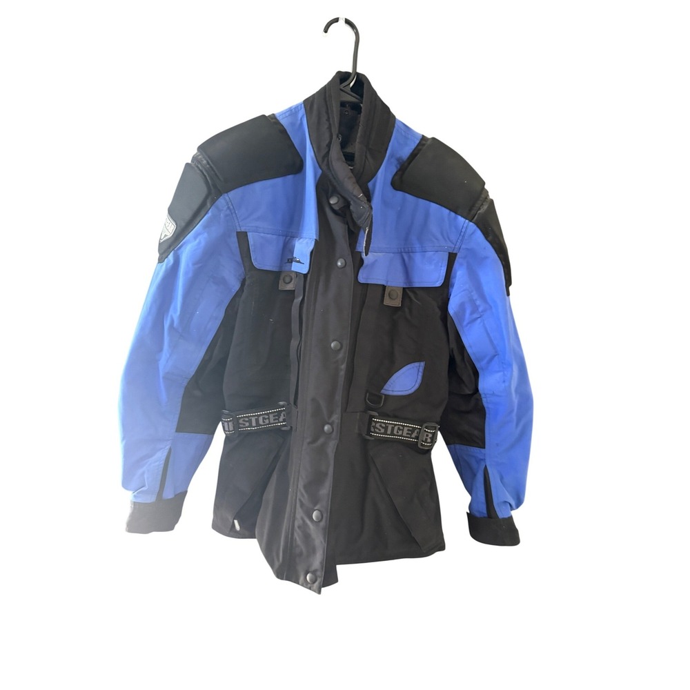Firstgear Kilimanjaro‎ Motorcycle Jacket Blue Black Padded Nylon Womens Large LW
